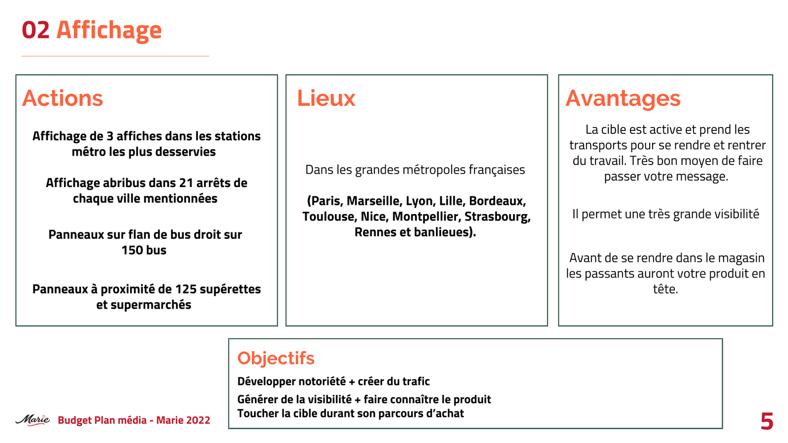 Projet Marie - Image