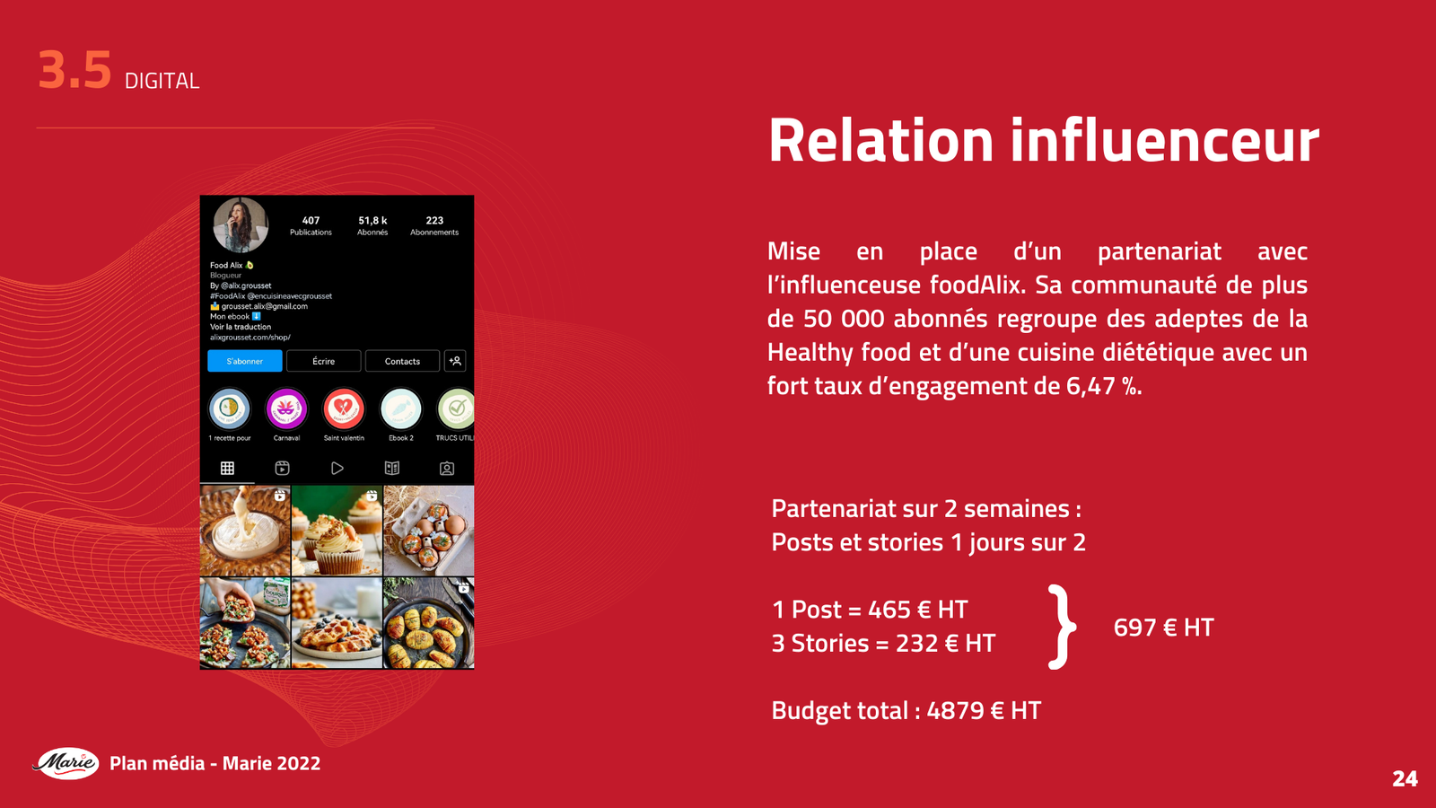 Projet Marie - Image