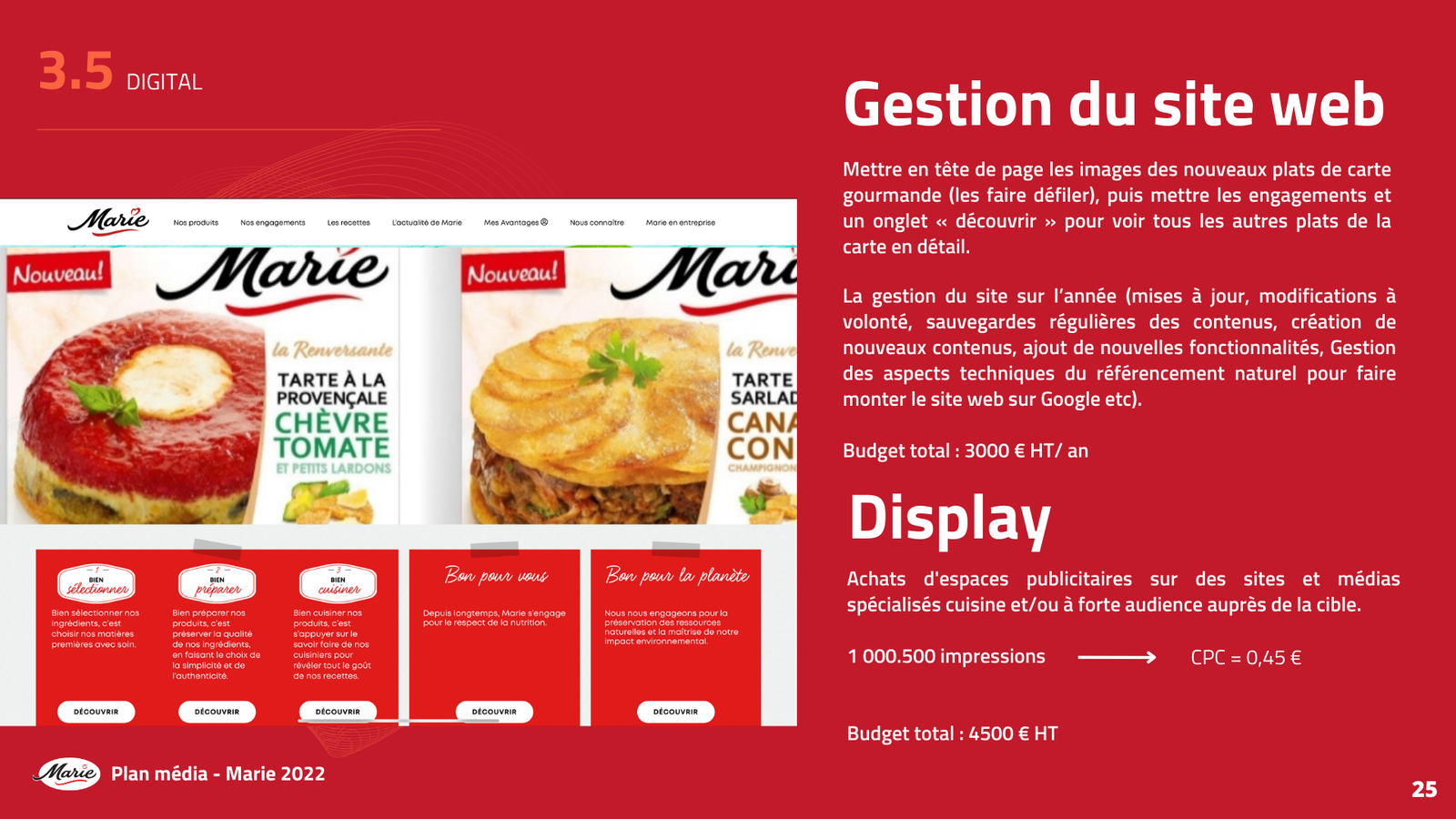 Projet Marie - Image